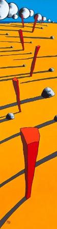 &quot;Centinelas de Nada&quot;, 162 x 40 cm